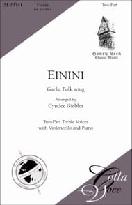 Einini SA choral sheet music cover Thumbnail